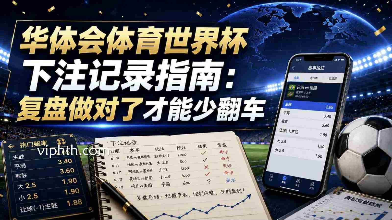 华体会体育世界杯下注记录指南：复盘做对了才能少翻车