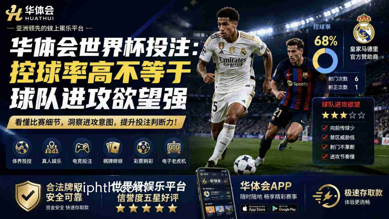华体会世界杯投注：控球率高不等于球队进攻欲望强