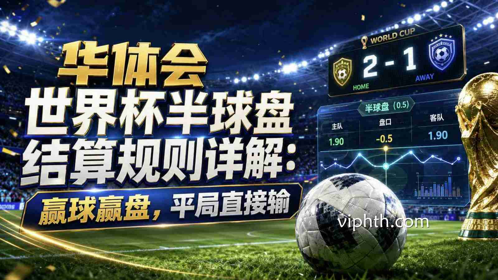 华体会世界杯半球盘结算规则详解：赢球赢盘，平局直接输