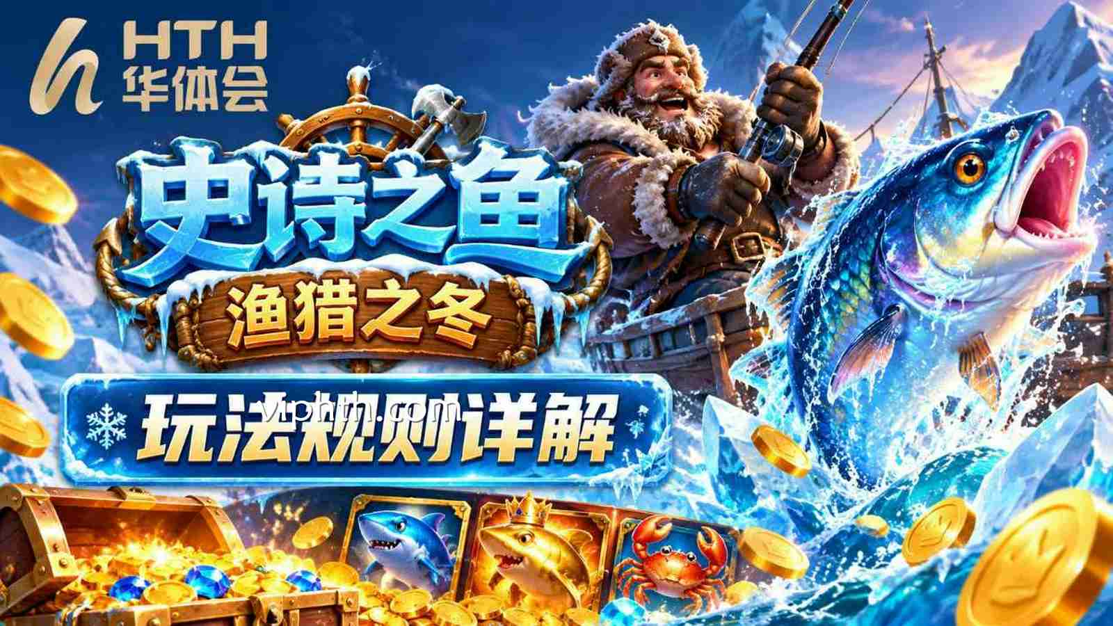 华体会《史诗之鱼：渔猎之冬》怎么玩？捕鱼收集与免费旋转详解